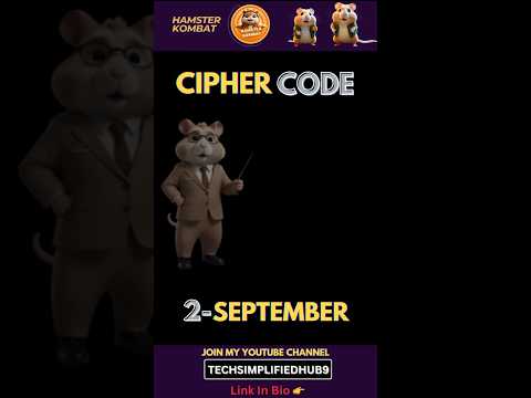 Hamster kombat cipher code #hamsterkombat #ciphercodes