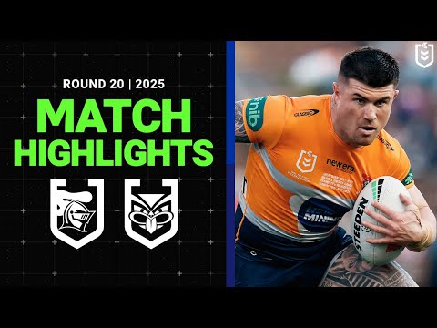 2025 NRL Match Highlights | Knights v Warriors | Round 20