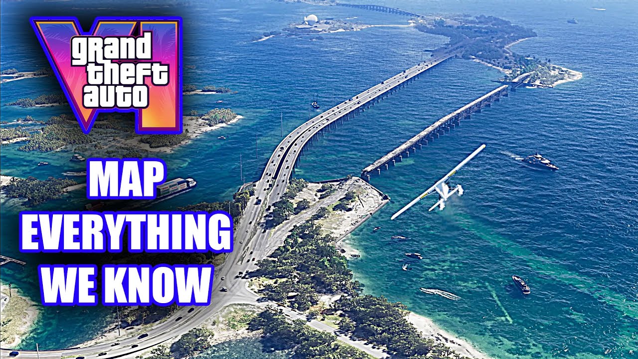 GTA 6 Map & Hidden Locations Revealed 🗺️