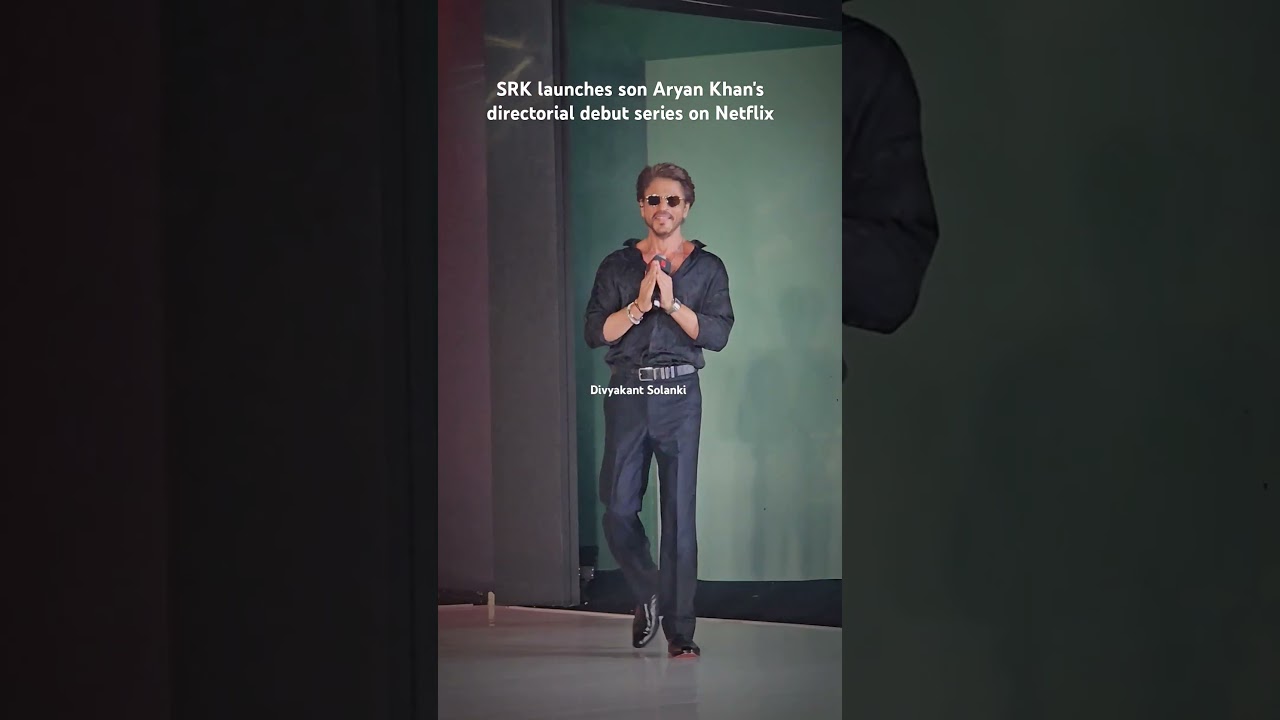 SRK Presents Son Aryan Khan's Netflix Directorial Debut 🎬