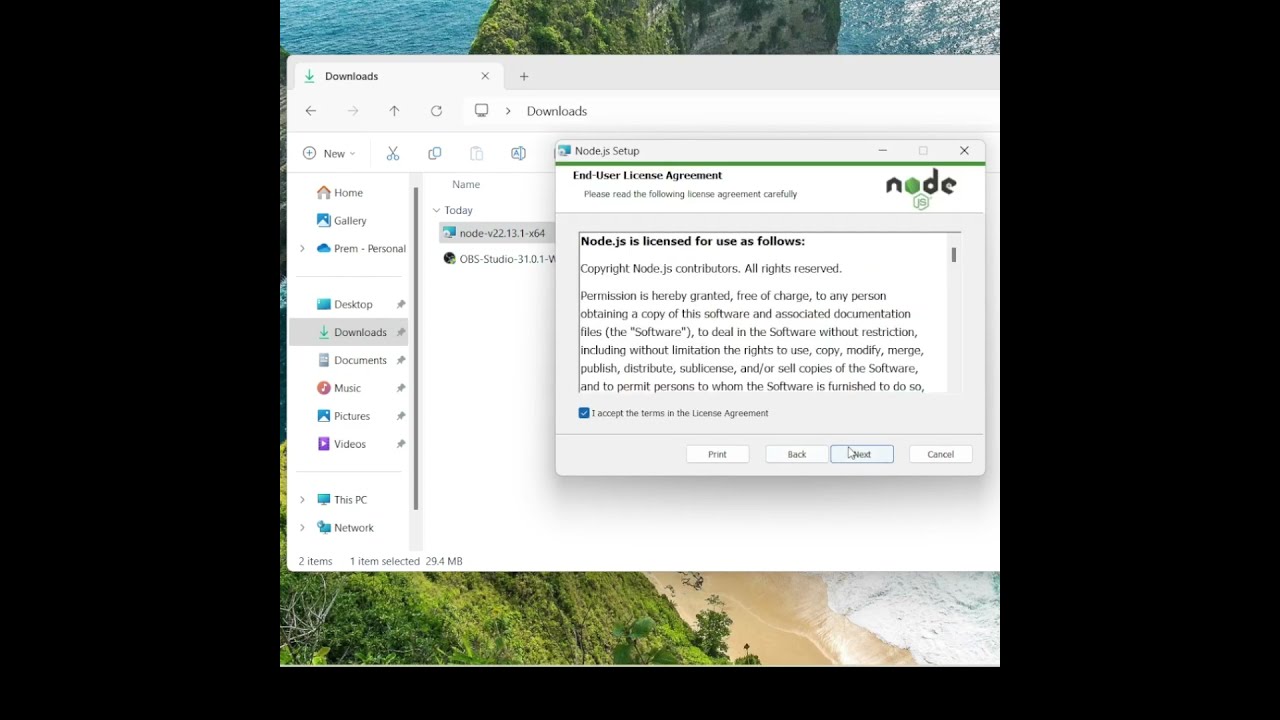 Download & Install Node.json on Windows 10/11 (2025)
