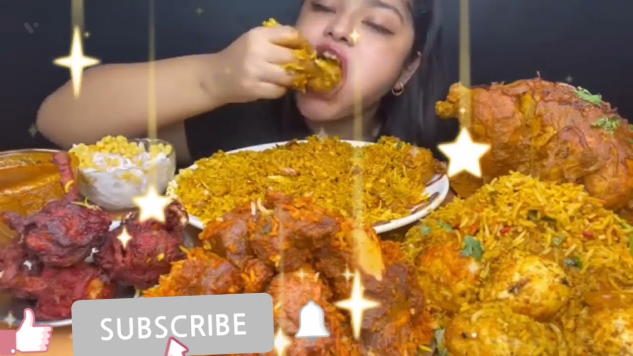 Spicy Mughlai Chicken & Biryani Eating Show 🍽️