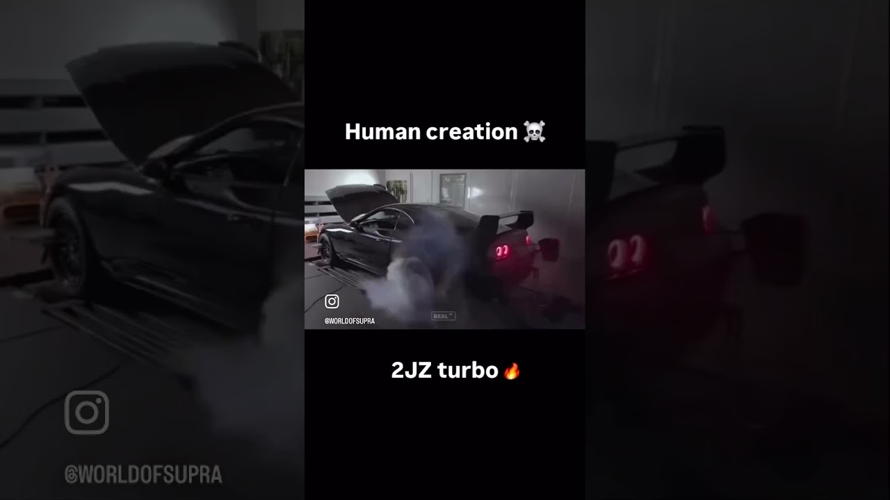 2JZ Supra's Explosive Dyno Sound 🔥