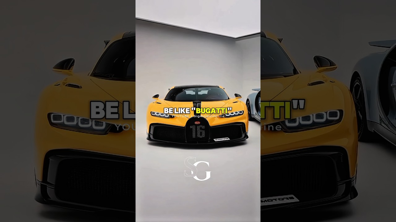 Sigma Rule: Be Like Bugatti 🚗 | Daily Motivation