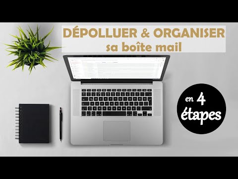 4 ÉTAPES pour : trier, organiser, dépolluer sa boîte GMAIL