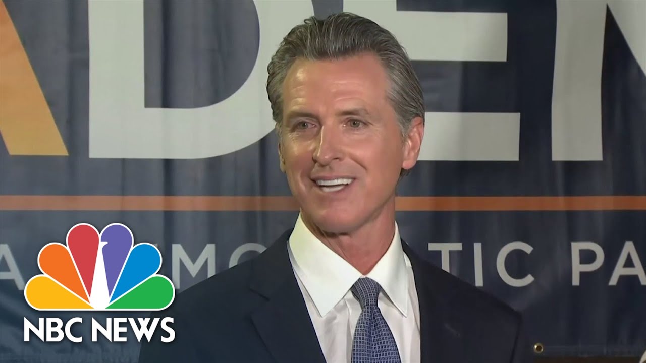 Gavin Newsom Thanks Supporters After Recall Win
