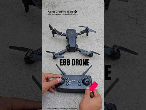E88 DRONE UNBOXING | E88 DRONE 360 DEGREE FLIP | E88 DRONE FLYING TEST | HOW TO FLY E88 DRONE