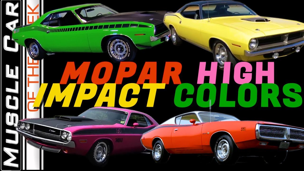 Mopar's 1970 High Impact Colors | Muscle Car Week 🚗
