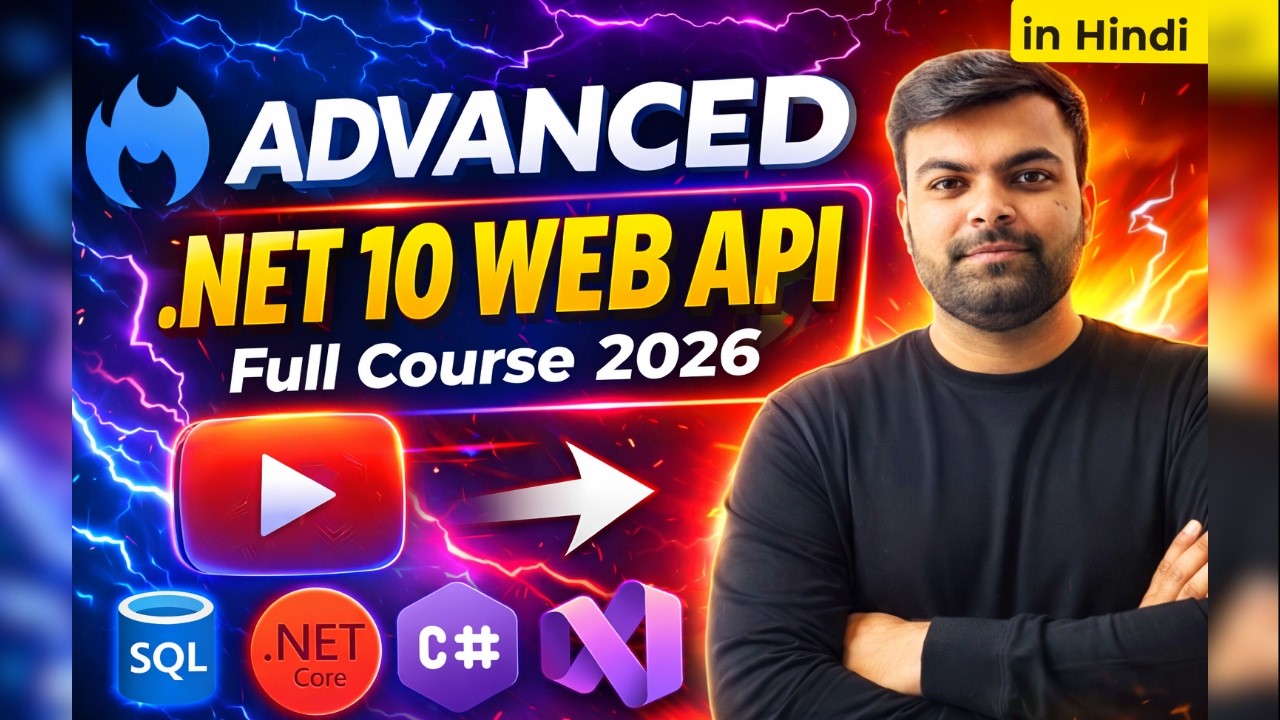ASP.NET Core .NET 10 Web API Full Tutorial: Build REST API from Scratch & .NET Core Backend Course