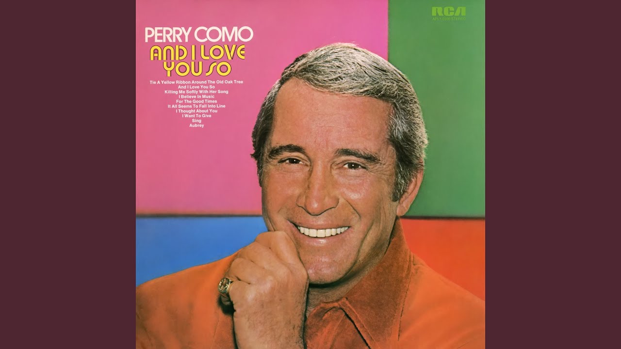 For the Good Times by Perry Como 🎶