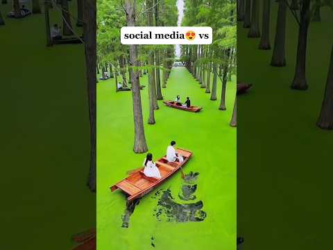 Social media vs reality 😍😲 #shorts #ytshorts #trending