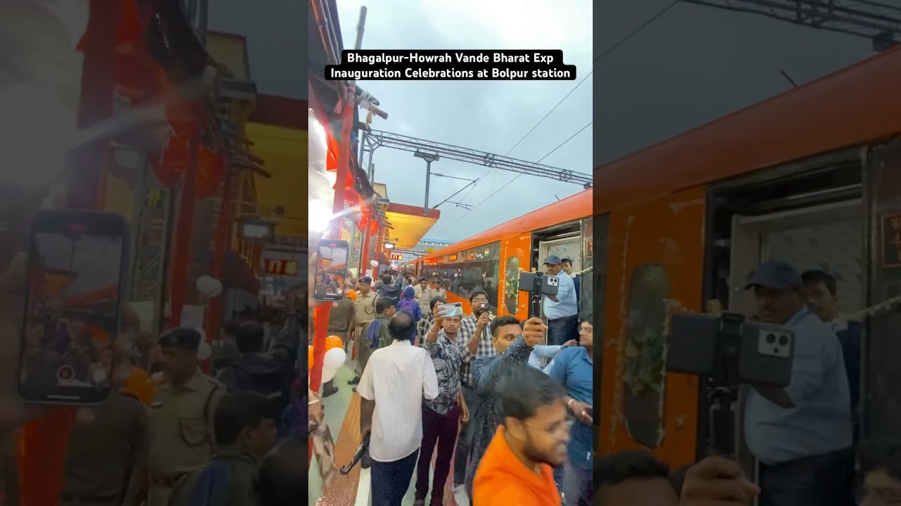 Bhagalpur-Howrah Vande Bharat Inauguration π