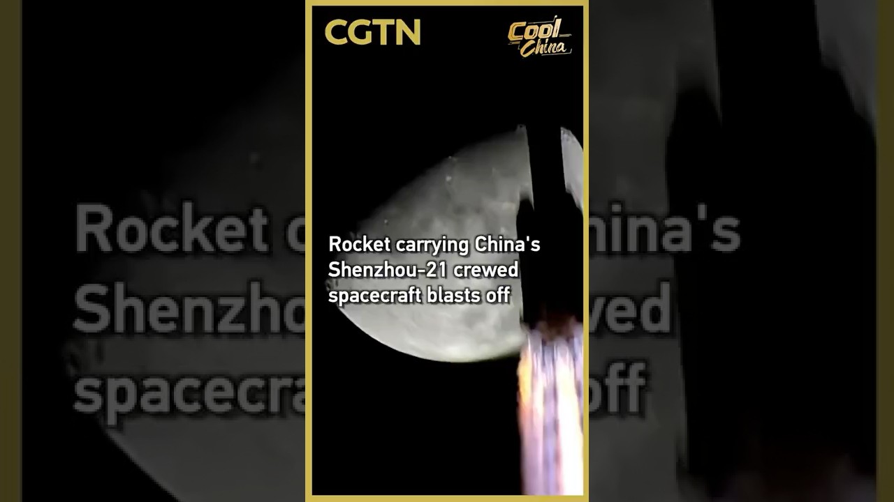 Rocket carrying China's Shenzhou-21 crewed spacecraft blasts off