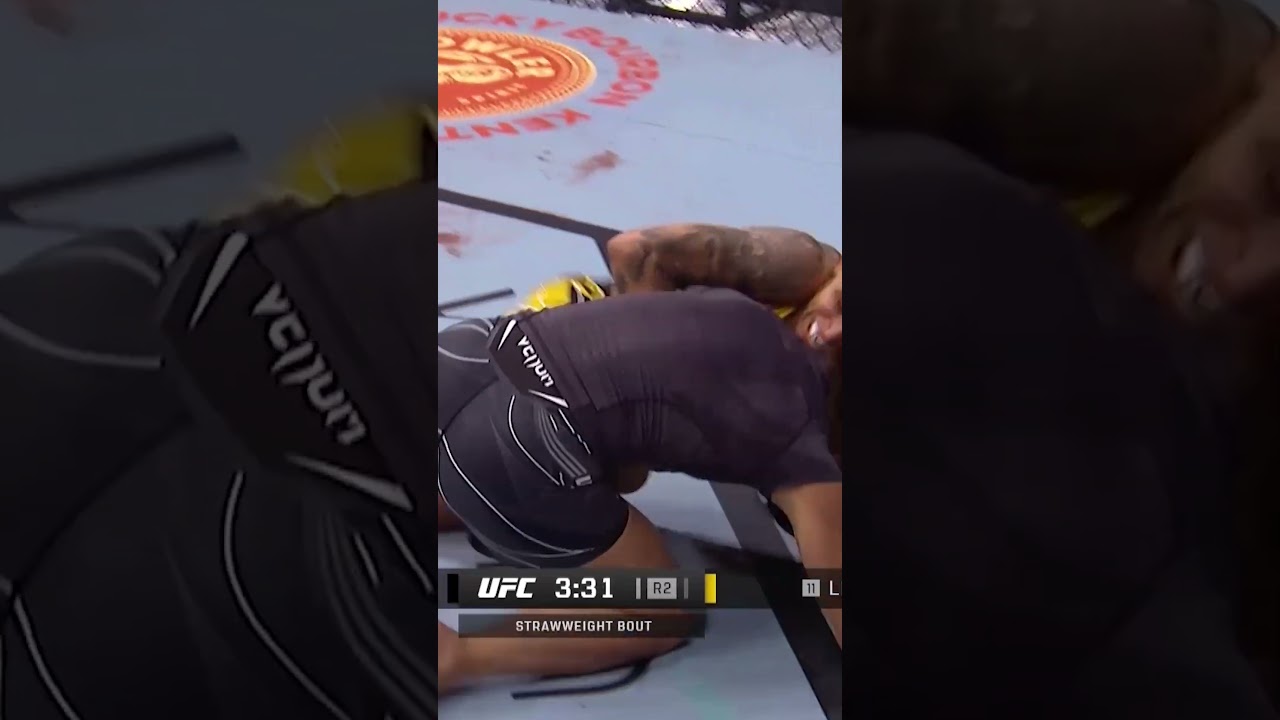 This Amanda Lemos Guillotine is BRUTAL!! 👀 #shorts