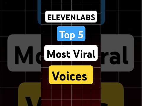 11Labs Top 5 Most Viral Voices | Elevenlabs most popular voice | Elevenlabs best voice settings | Ai