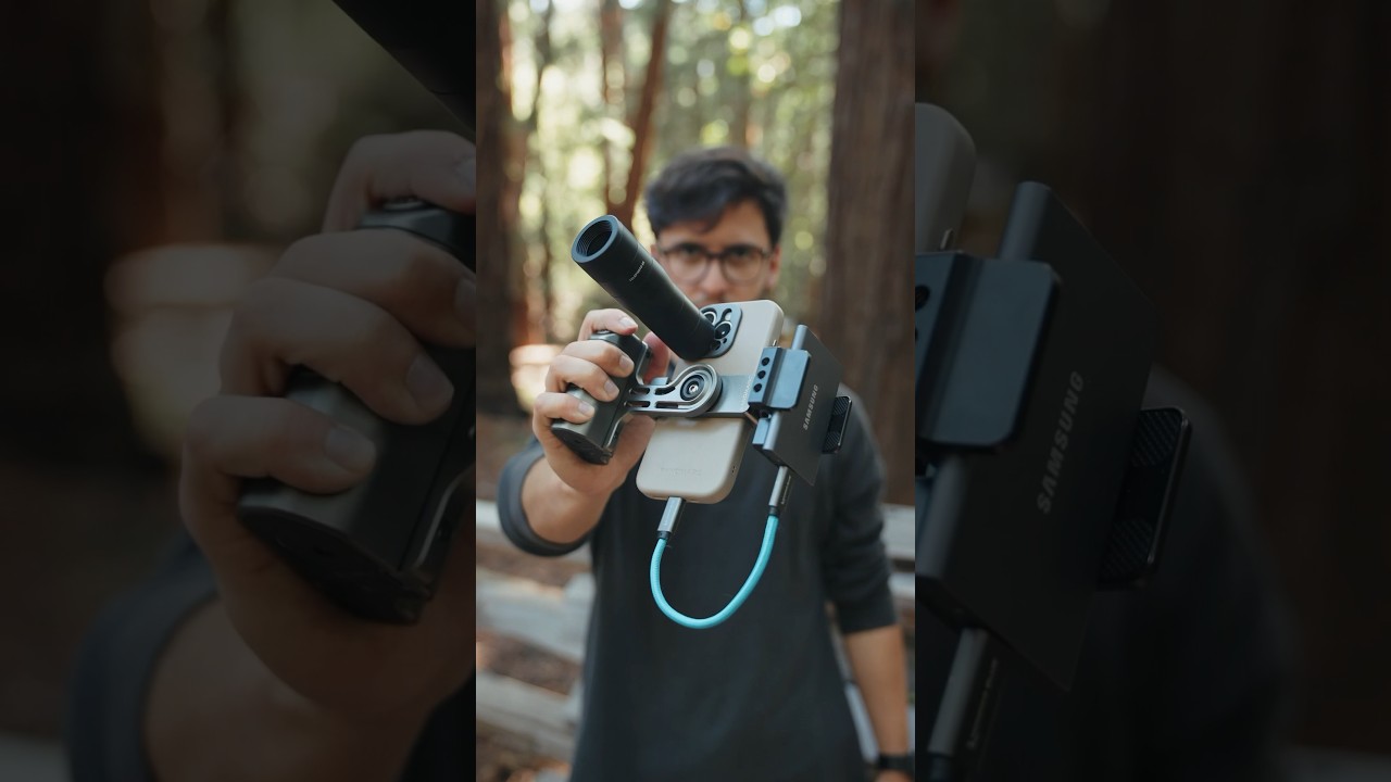 Enhance iPhone Photos with Creator Grip+Telephoto Lens 📱