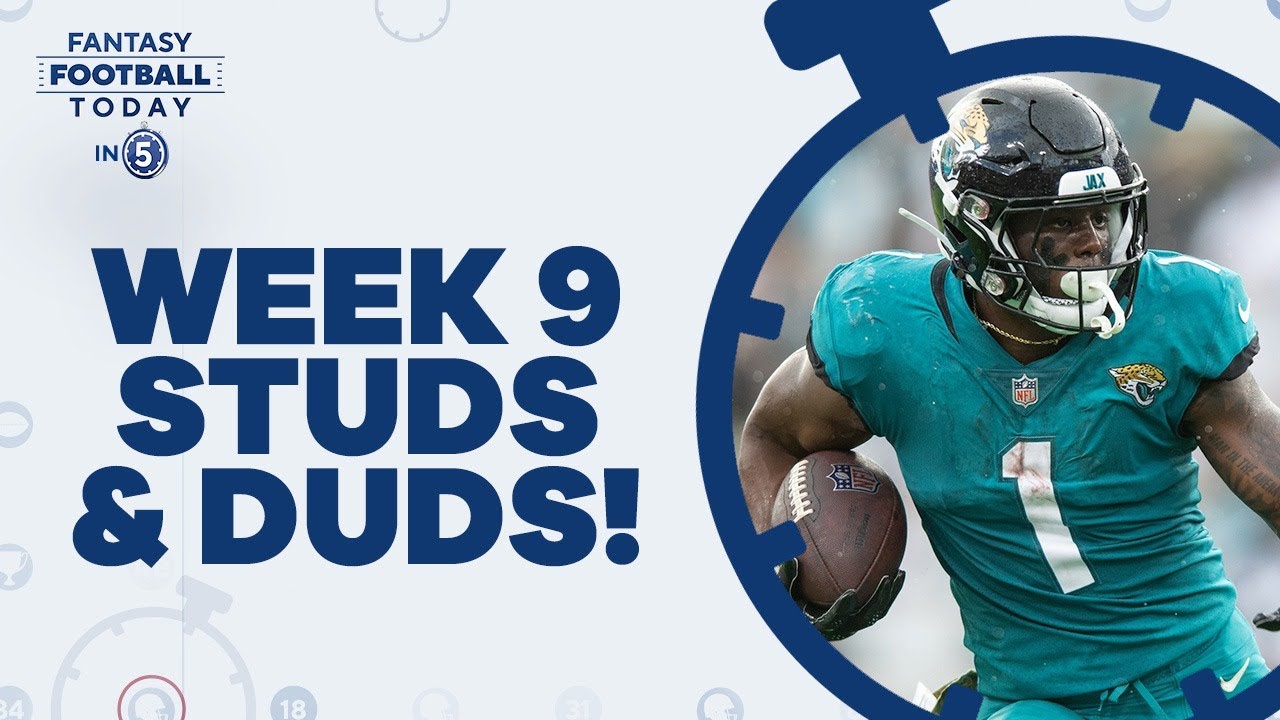 Fantasy Recap NFL Week 9: Winners & Losers (Fantasy Football Today in 5 Podcast)