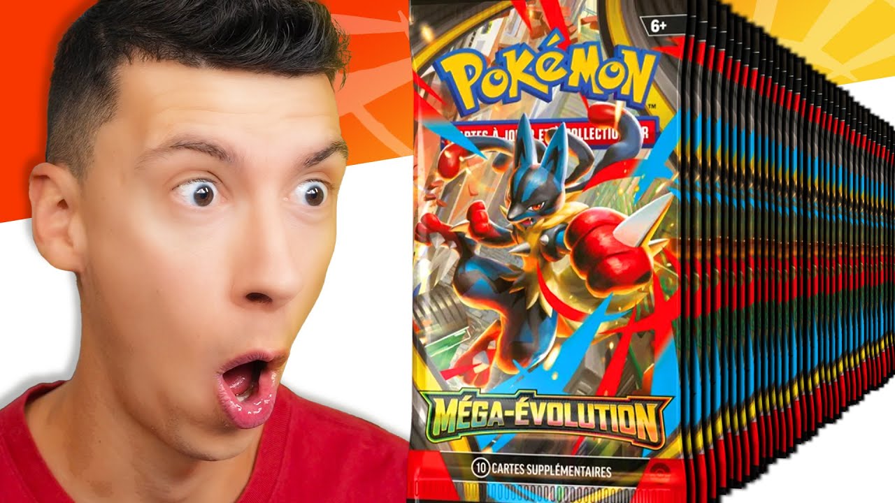 J'AI OUVERT 100 BOOSTERS MEGA EVOLUTION POKEMON