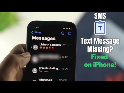 Text Messages Missing on iPhone? - Fixed Disappeared SMS From Inbox!