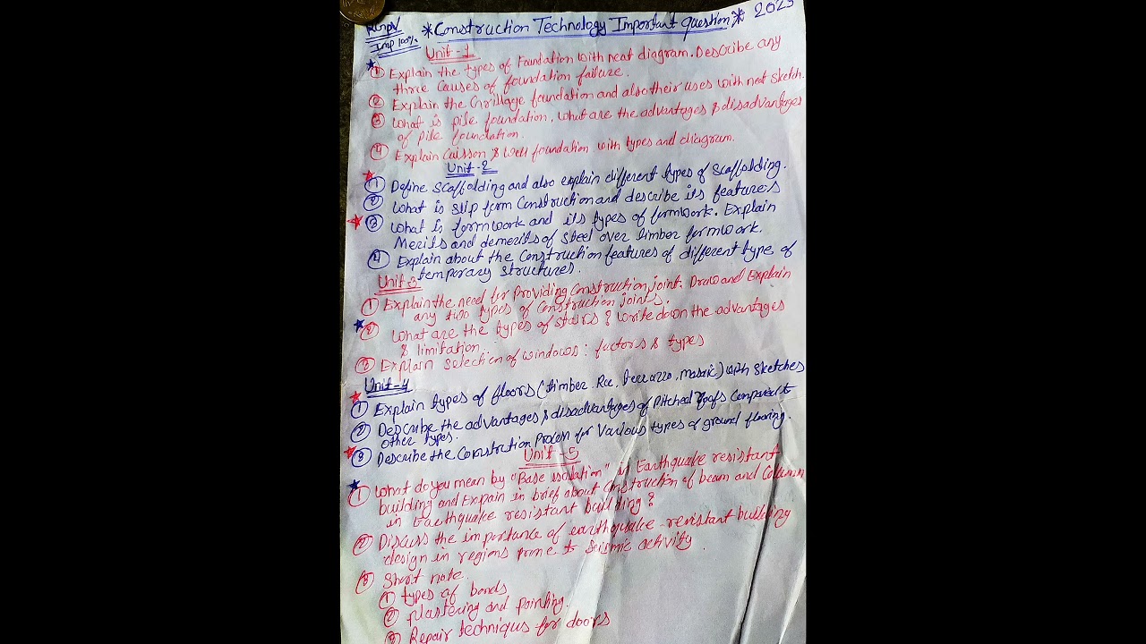 Construction Tech Tips for RGPV 2025 📚