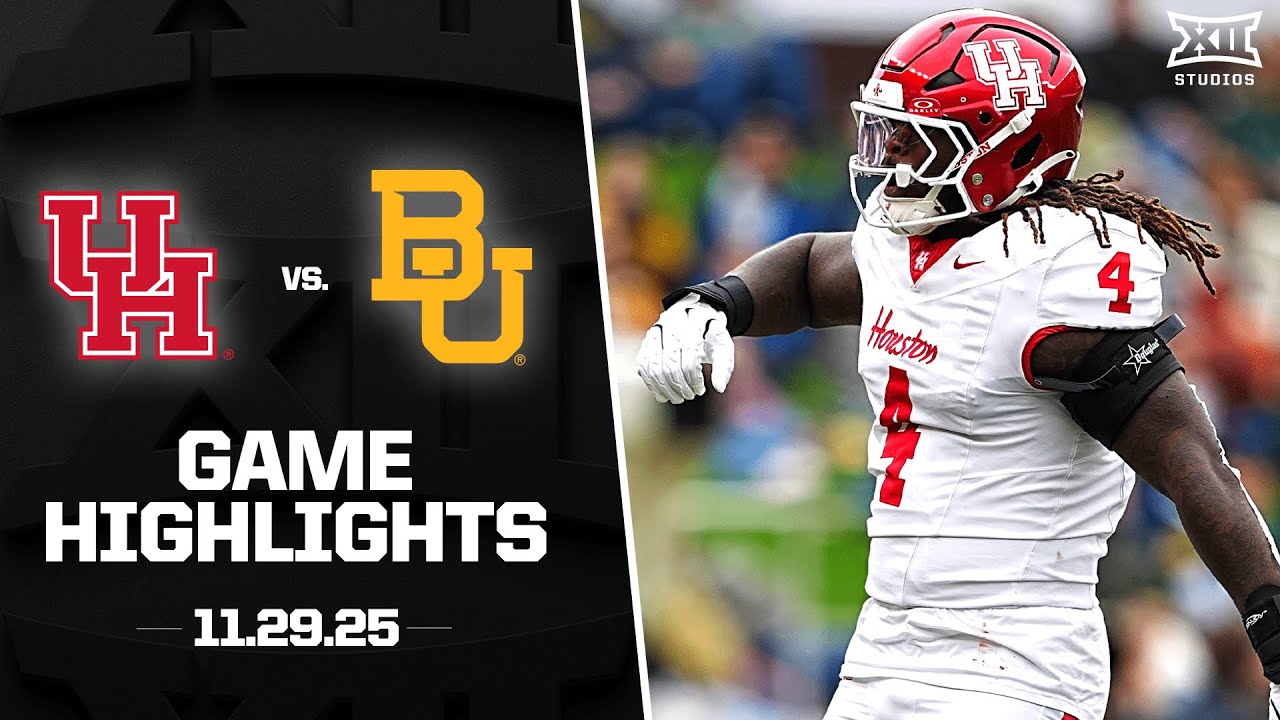 Houston Beats Baylor 31-24 in 2025 Big 12 Clash