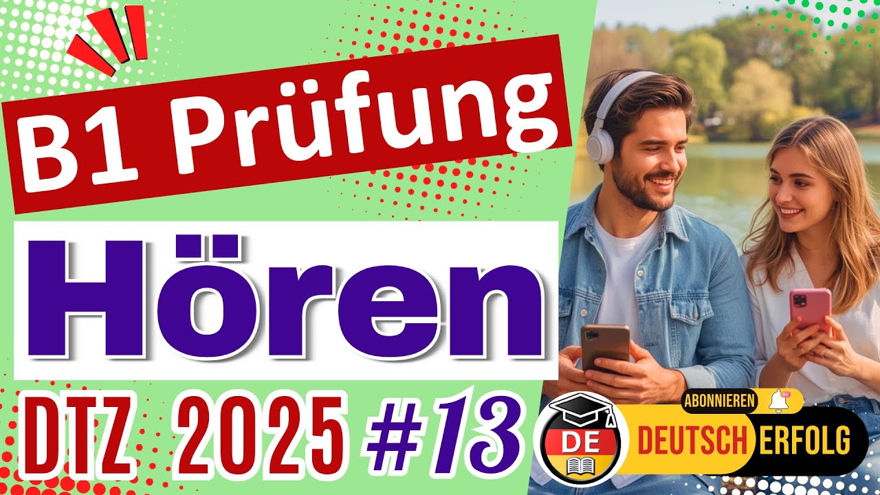 B1 Hören Practice for DTZ 2025 | Parts 1-4 with Solutions