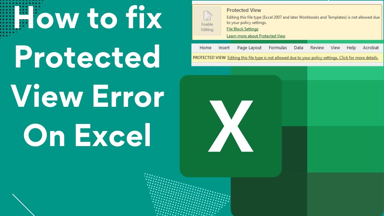 Fix Protected View Error in Excel Easily 🔧
