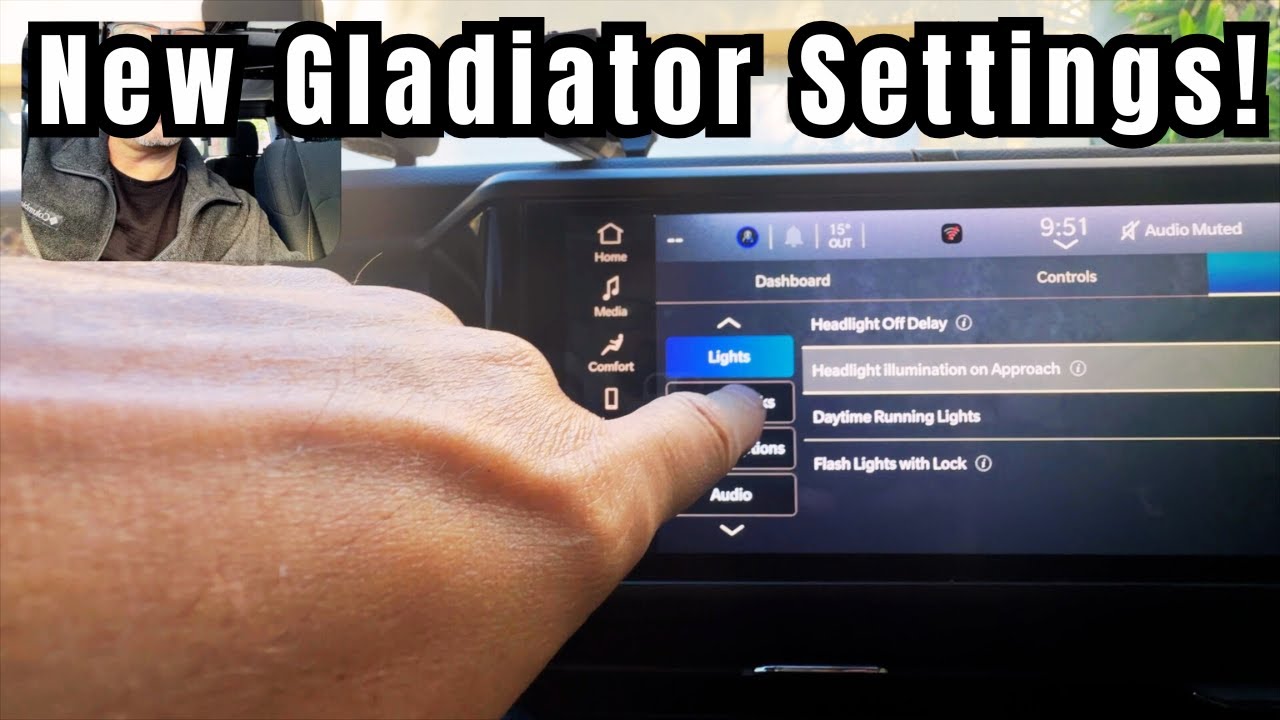 2025 Jeep Gladiator Vehicle Settings & Tie-Downs