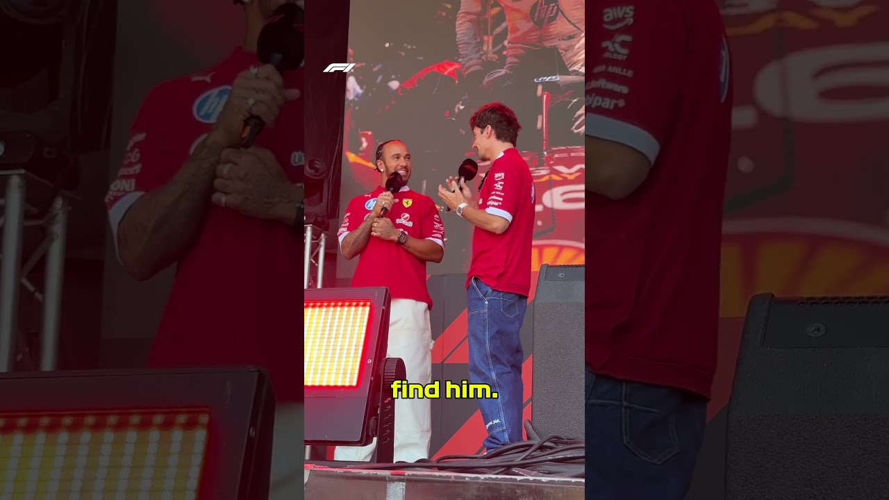 Lewis Hamilton & Charles Leclerc React to the Legendary 'Leclerccc' Moment! 🏎️