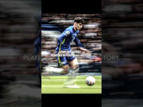 Top 10 Fastest players in football history 💀🏃💨 || #shorts #football #edit #viral #tiktokeffects