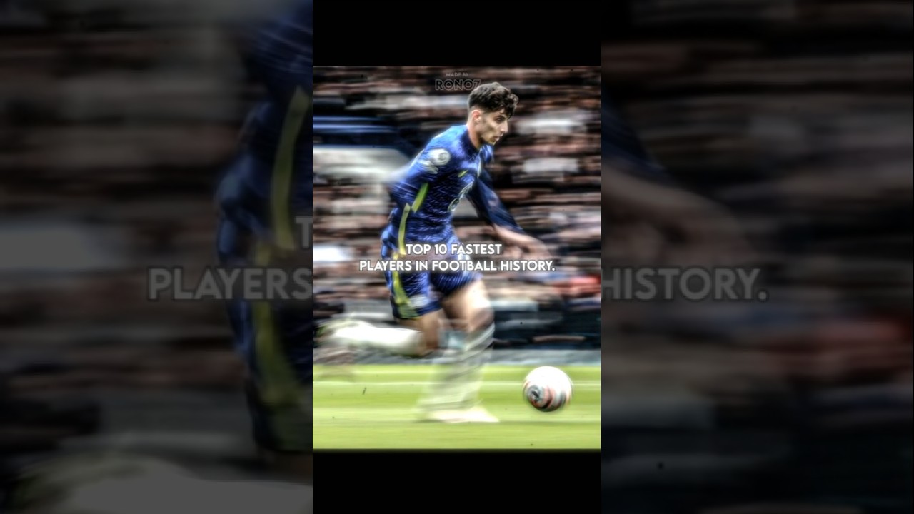 Top 10 Fastest Football Players of All Time ⚡