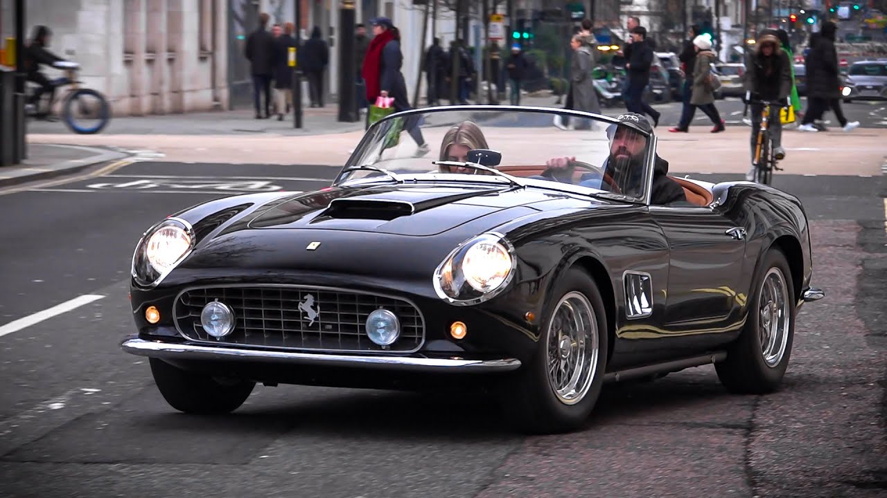 Classic Cars Depart from London Show π Feb 2025