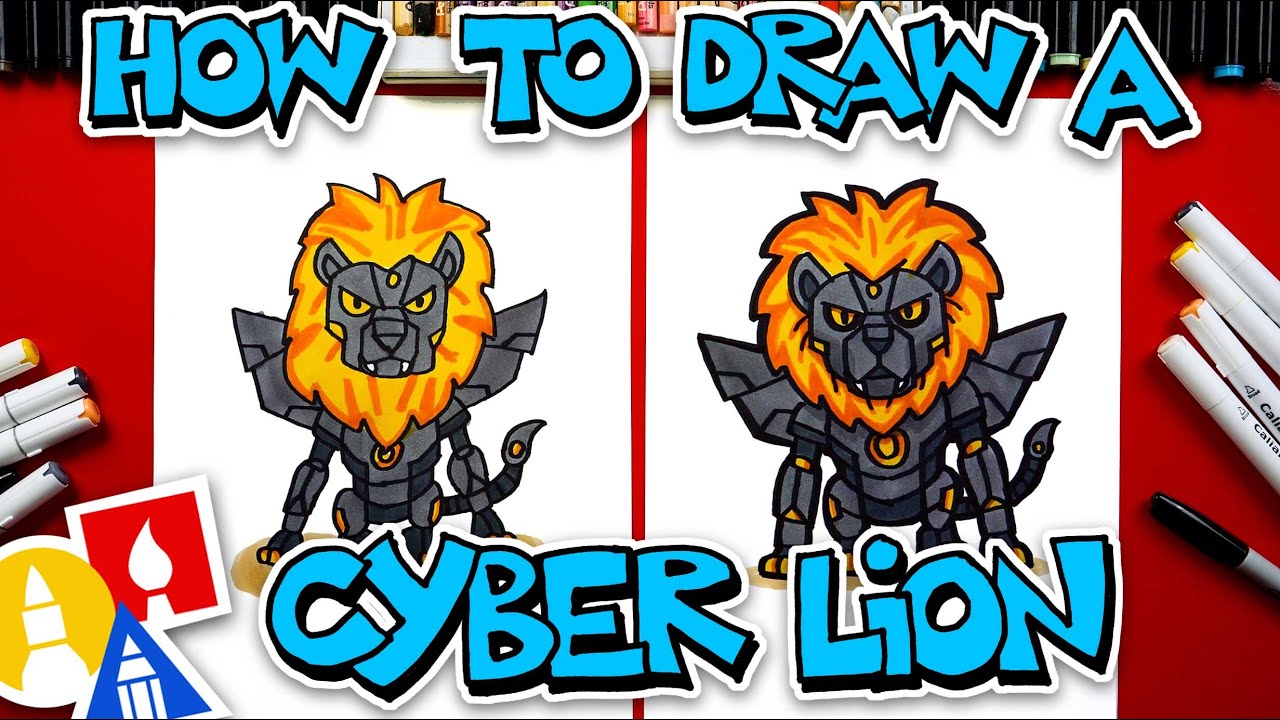Guide to Drawing a Cyber Lion