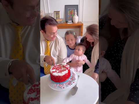 Behroz Sabzwari celebrates his birthday with his granddaughters ❤ | pakistani drama | #shorts