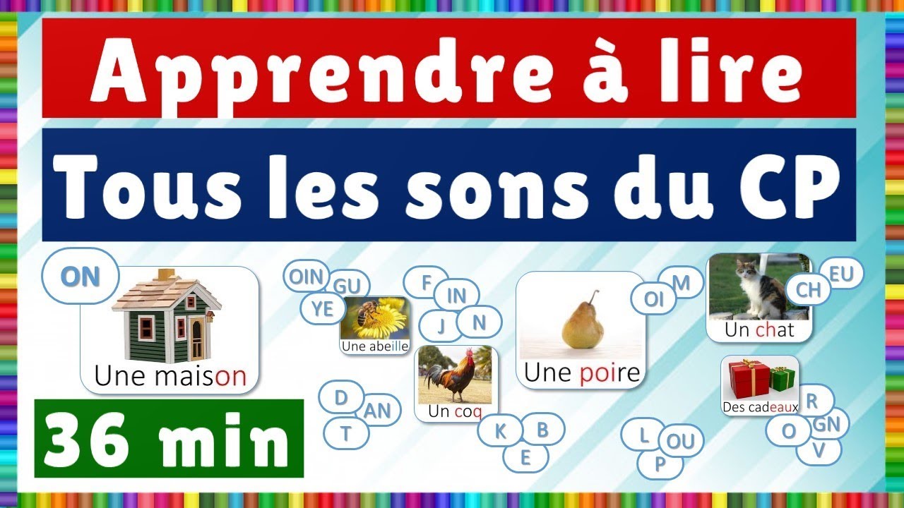 Apprendre à lire : Sons du CP 📚