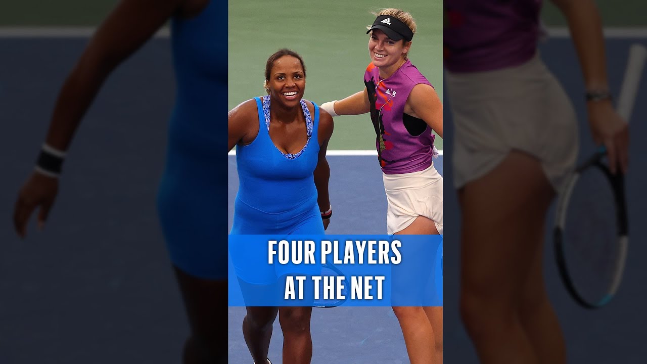 Unbelievable Doubles Point! Townsend & McNally Clash at the Net πΎ