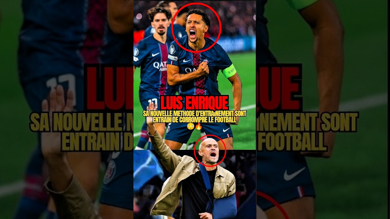 Luis Enrique et sa nouvelle méthode d’entraînement sont en train de corrompre le football. 😳😰