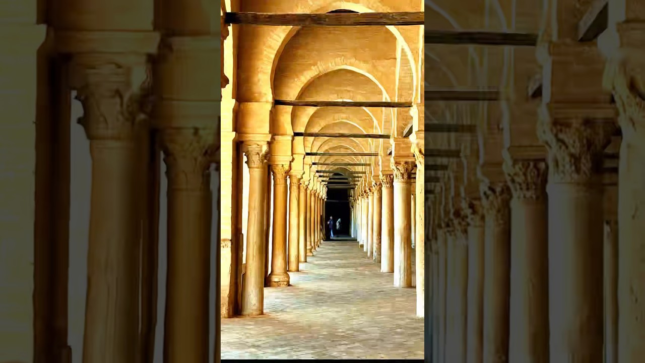 Discover the Iconic 414 Columns of Kairouan’s Great Mosque 🕌