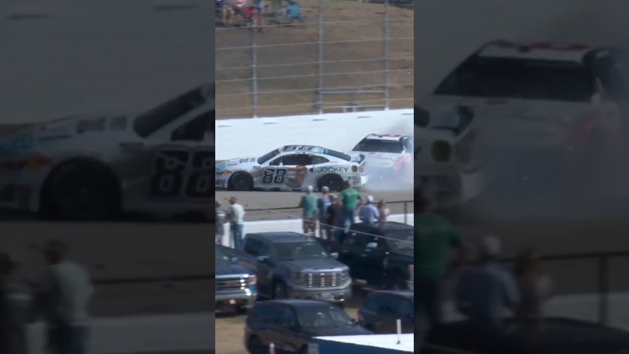 SVG and Brad's Unexpected NASCAR Tangle! 🏁 #Shorts