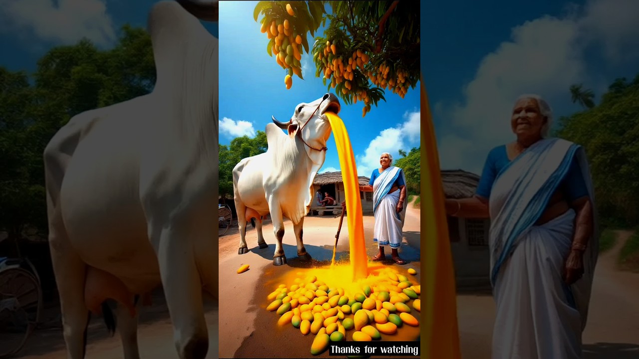 Grandma’s Magical Juice Cow 🥭🍉 | Heartwarming & Funny Kids’ Story