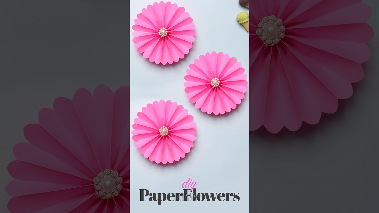DIY Decorative Paper Flowers π· #paperflower #papercraft #diy