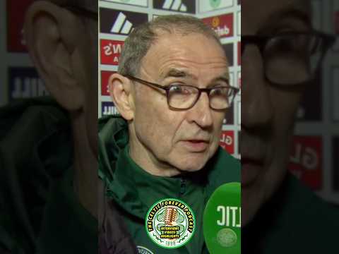 Martin O’Neill post match Celtic 4-0 Falkirk