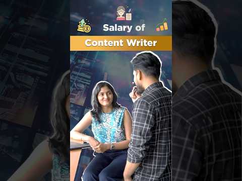 π₯Salary of Content Writer | What Does A Content Writer Do? #Shorts | Simplilearn