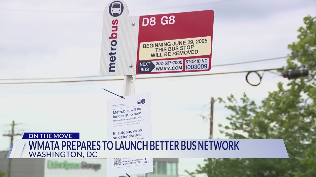 WMATA to Launch Better Bus Network, Cut 500 Routes ๐