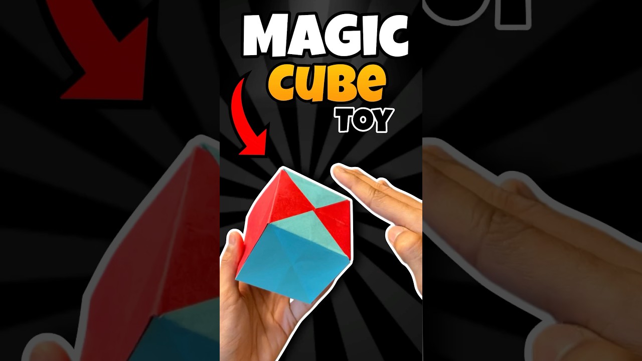 Create a Large Paper Magic Cube Toy 🤩
