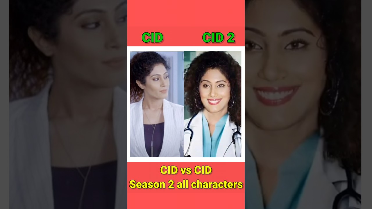 CID Season 2 Characters Revealed! 🤩 Cid vs Cid2 Showdown | Trending Shorts