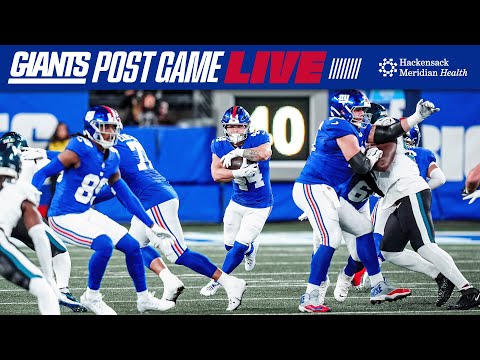 🔴 Live: Giants vs. Eagles postgame recap, interviews and analysis