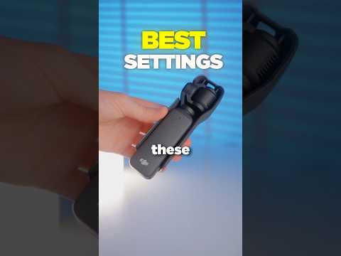 The BEST Osmo Pocket 3 Settings!
