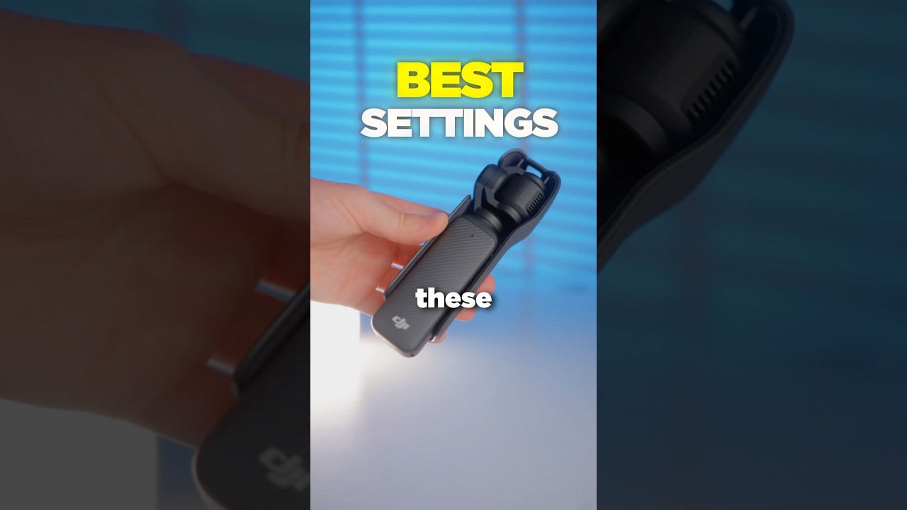 Top DJI Osmo Pocket 3 Settings for Stunning Cinematic Footage 🎥