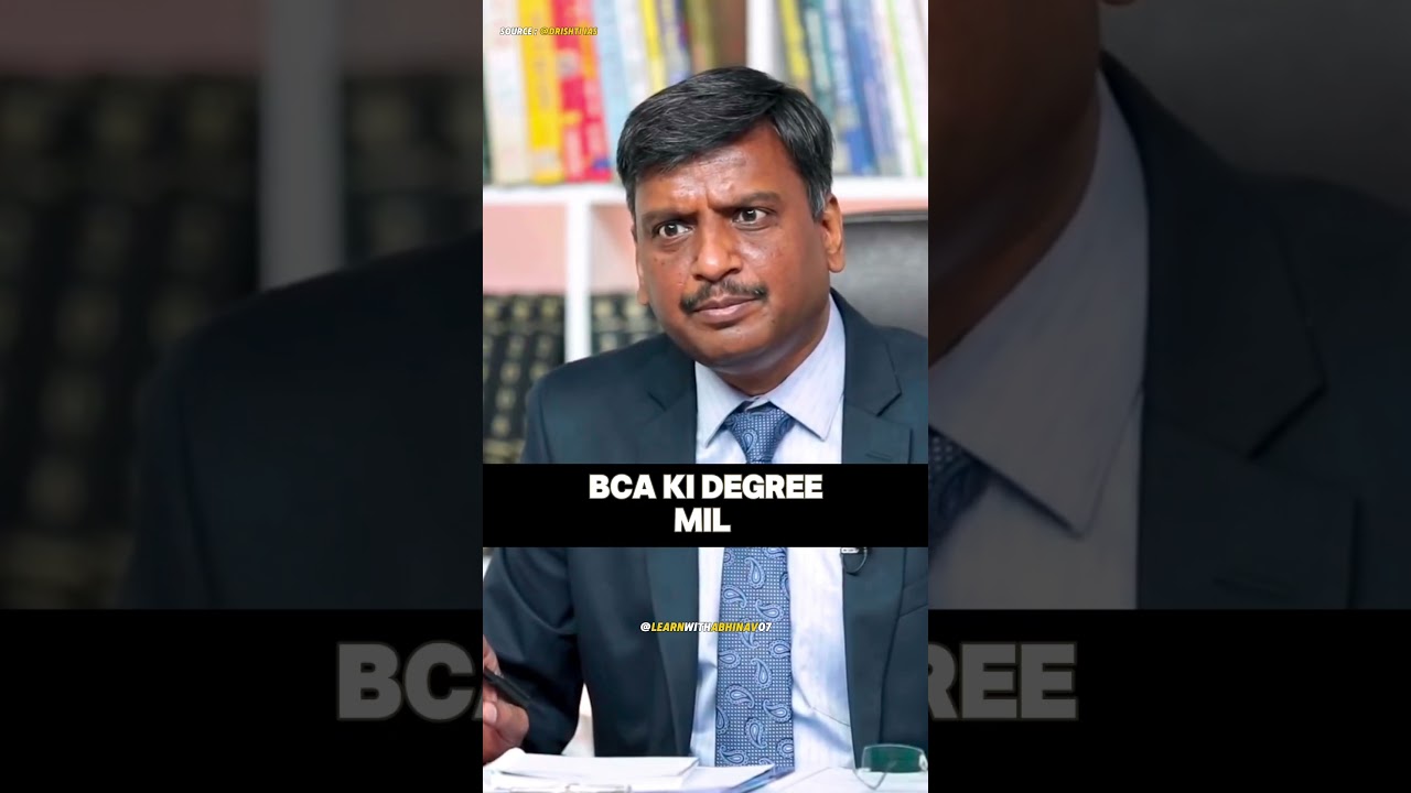 He Bought a BCA Degree 😂🤯